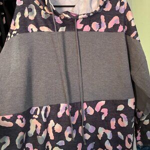 Leopard Print Hoodie